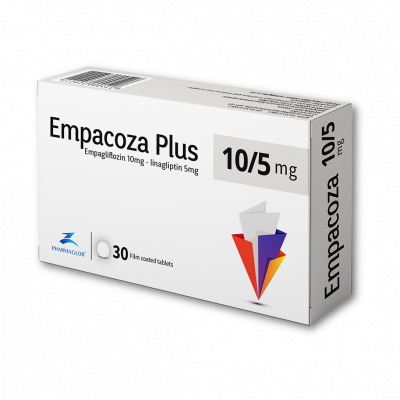 EMPACOZA PLUS 10 / 5 MG ( EMPAGLIFLOZIN + LINAGLIPTIN ) 30 FILM-COATED TABLETS